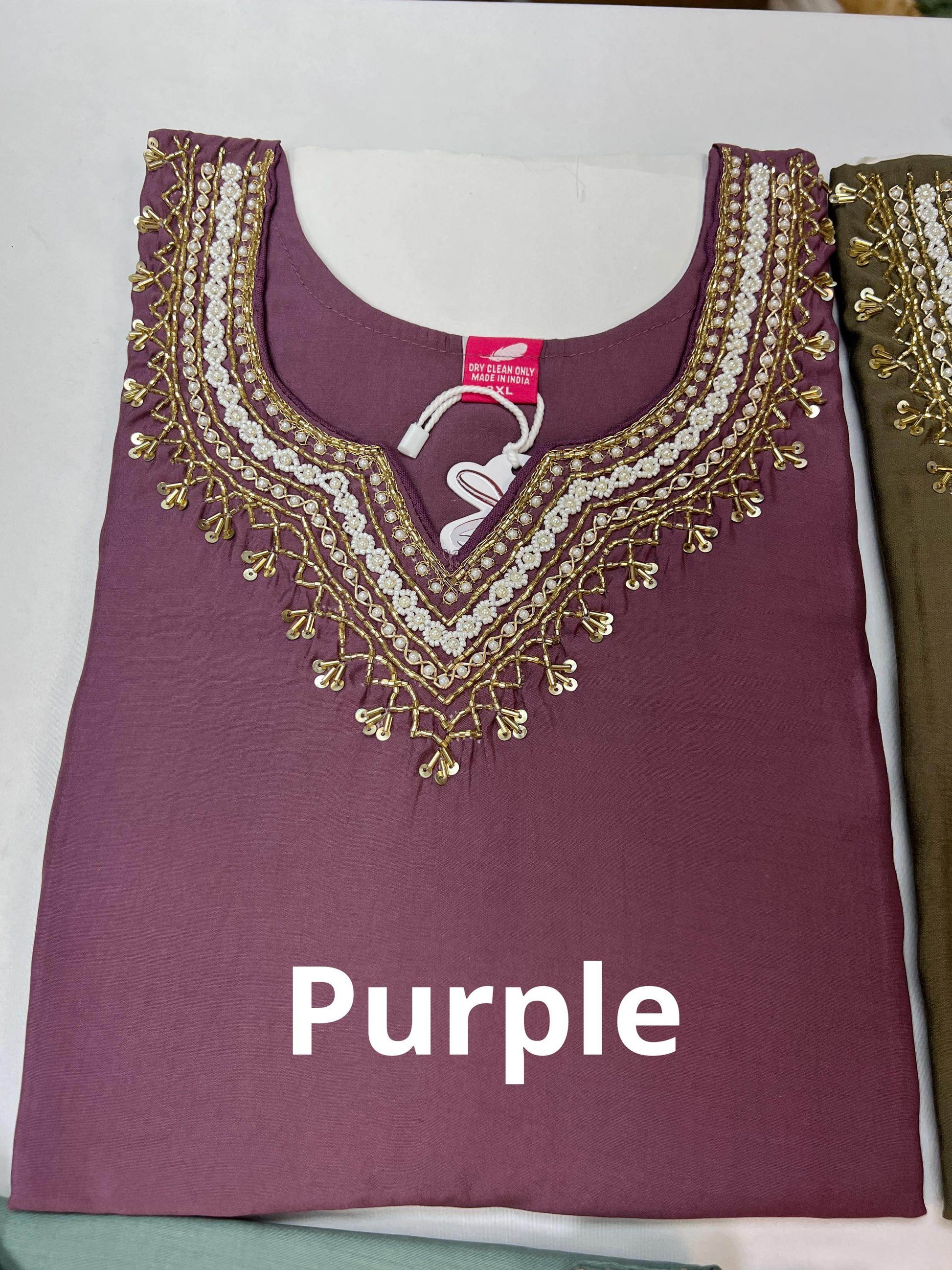 Modal silk kurtis - Kurti Connection USA