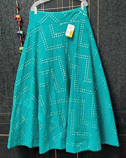 Mirror work lehenga - Kurti Connection USA