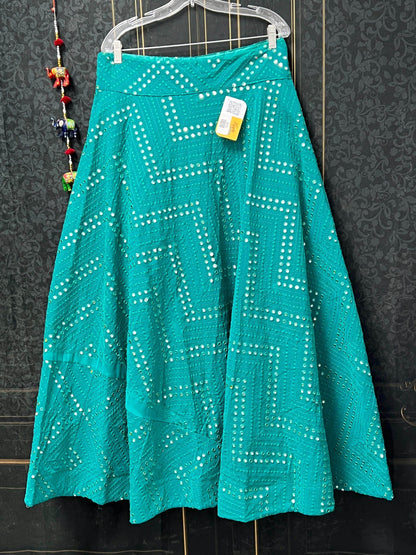 Mirror work lehenga - Kurti Connection USA