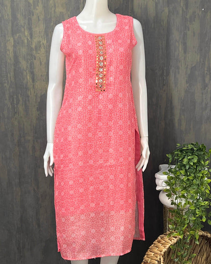 Soft cotton kurti - Kurti Connection USA