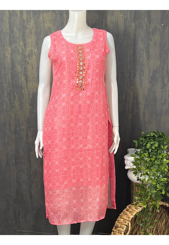 Soft cotton kurti - Kurti Connection USA