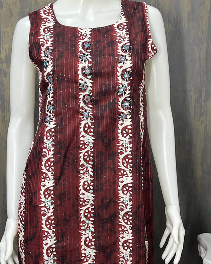 Batik print kurti - Kurti Connection USA