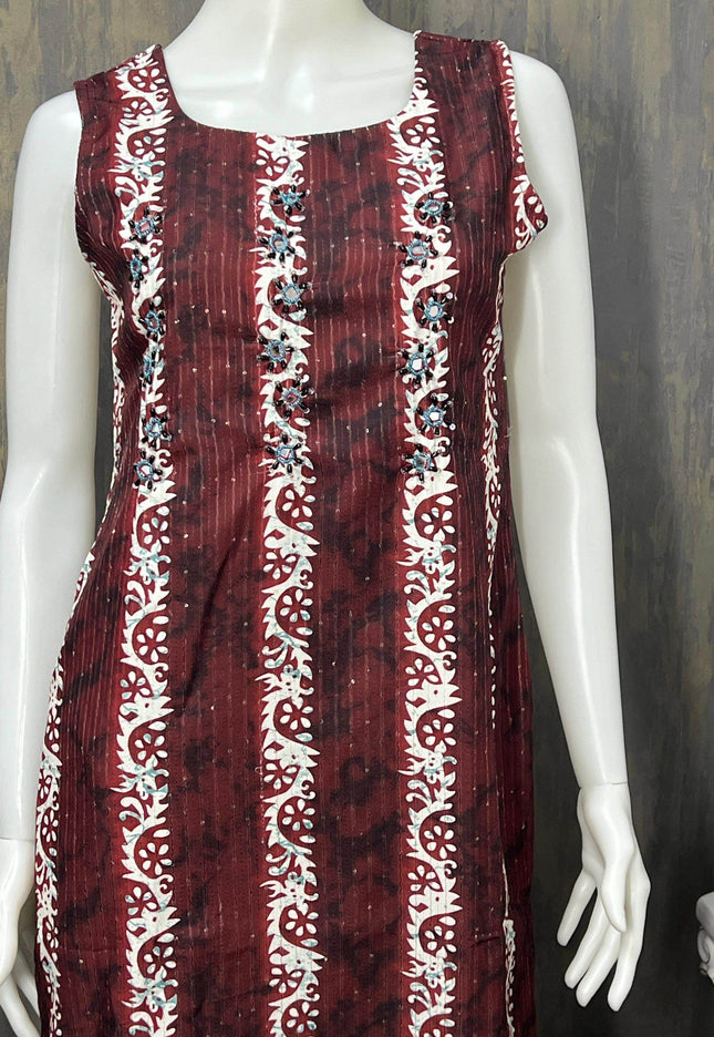 Batik print kurti - Kurti Connection USA