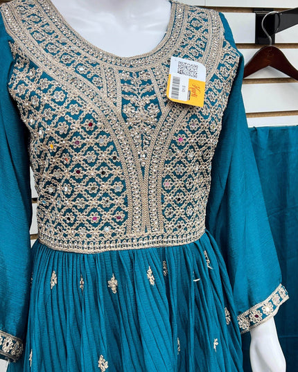Silk kurti set - Kurti Connection USA