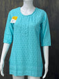 Chikankari short kurti - Kurti Connection USA
