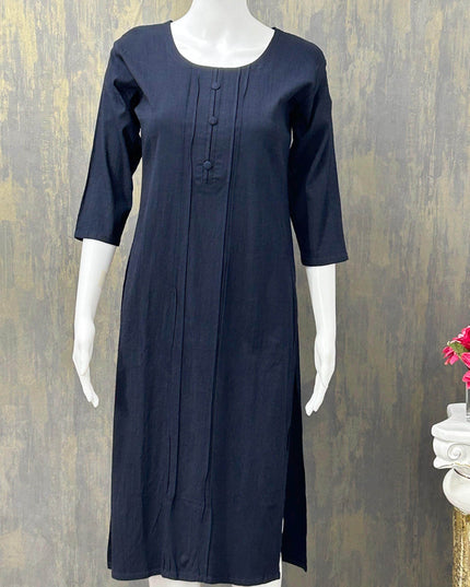 Strechable Cotton Kurti - Kurti Connection USA