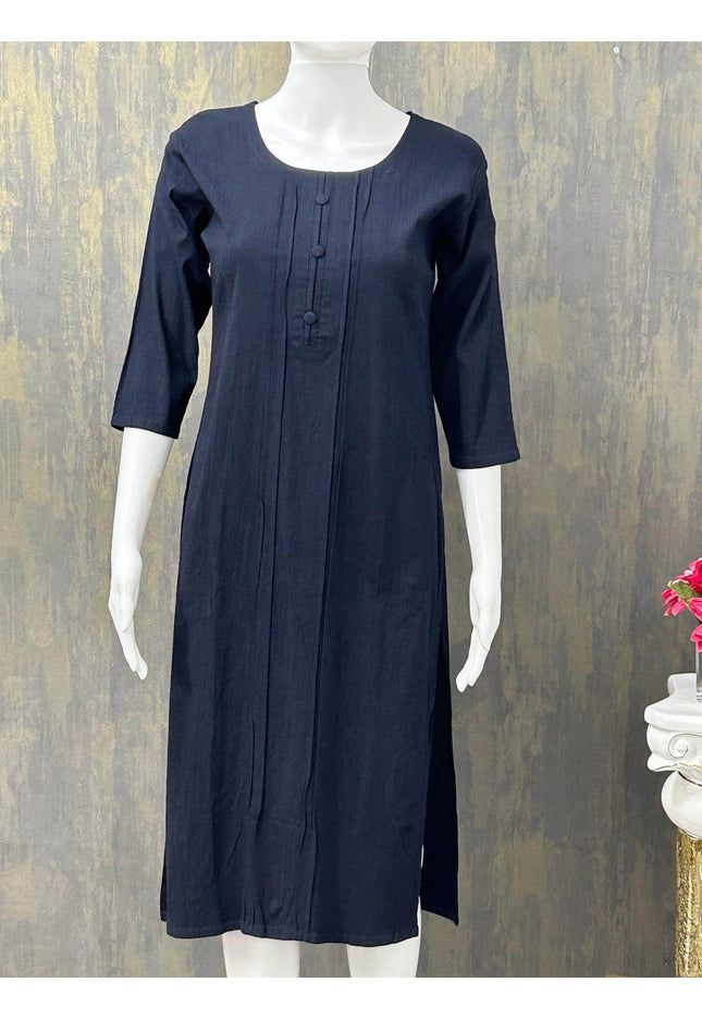 Strechable Cotton Kurti - Kurti Connection USA