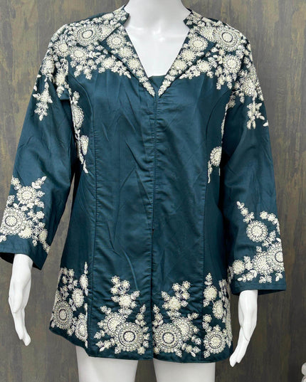 Silk short Kurti - Kurti Connection USA