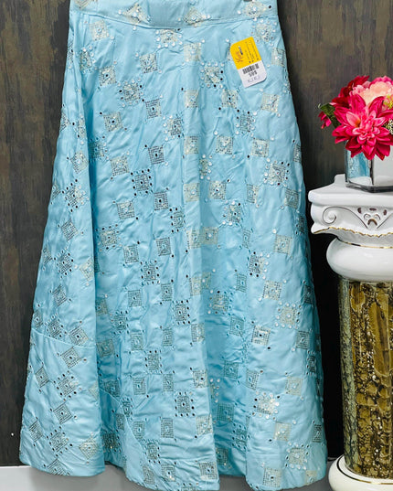 Silk Lehenga skirt - Kurti Connection USA
