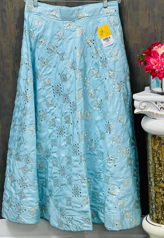 Silk Lehenga skirt - Kurti Connection USA
