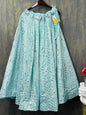 Sequin Lehenga | light blue - Kurti Connection USA