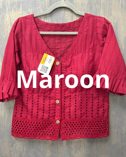 Long blouses : chikankari - Kurti Connection USA