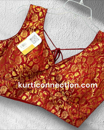 Brocade blouse - Kurti Connection USA