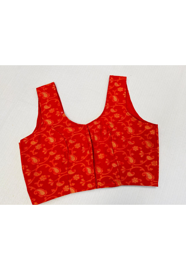 Front hook blouse | sleeves available - Kurti Connection USA