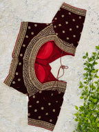 Velvet blouse - Kurti Connection USA