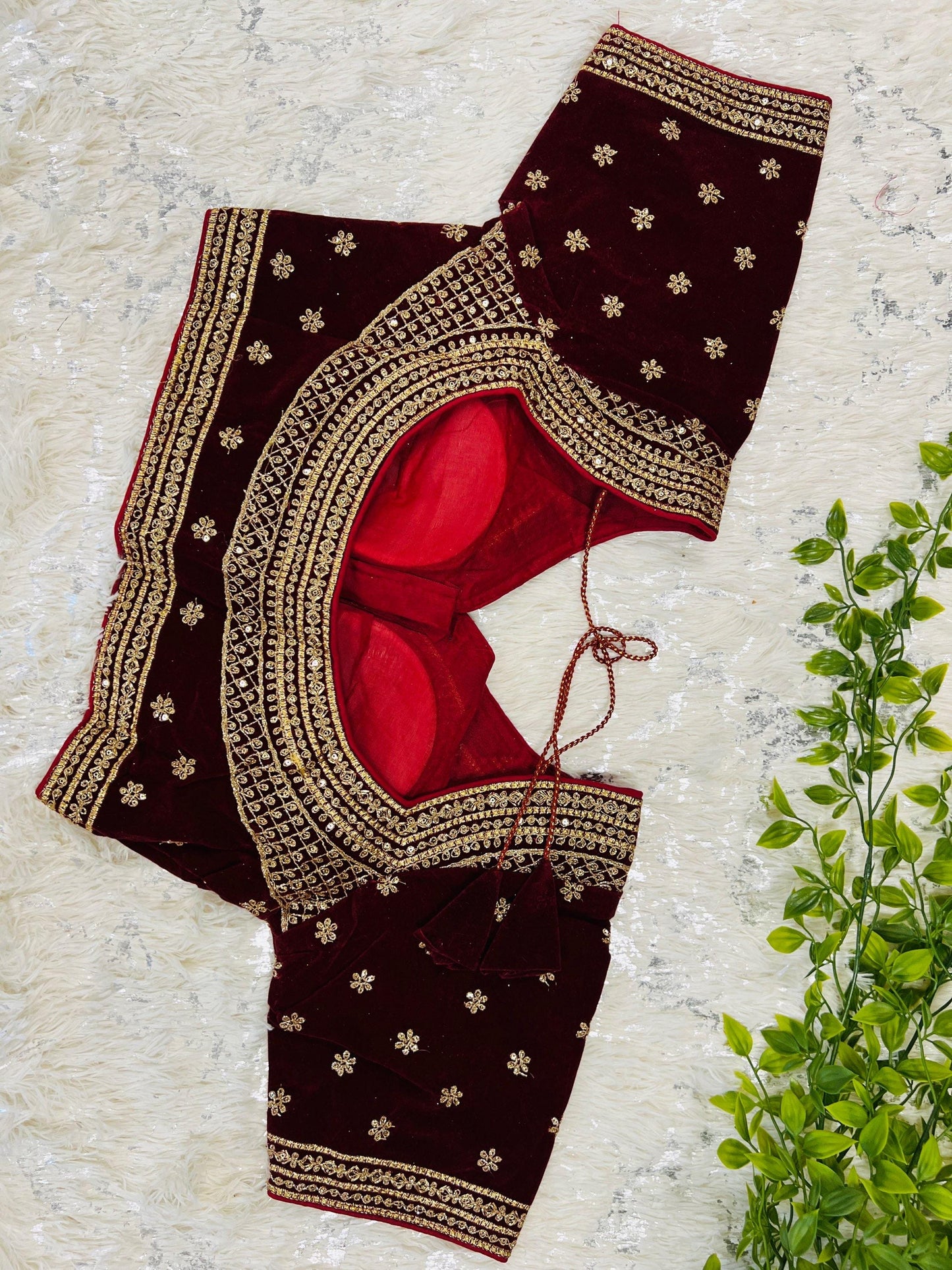Velvet blouse