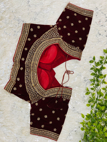 Velvet blouse