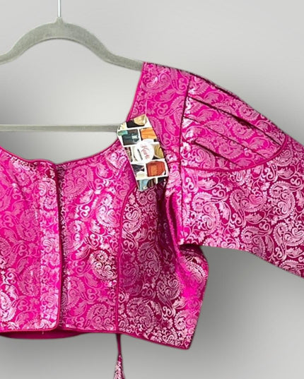 Rani pink blouse - Kurti Connection USA