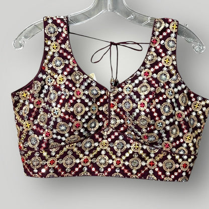 Readymade blouse | Wine color