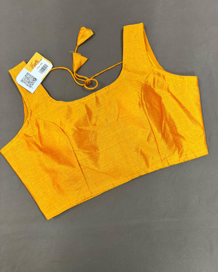 Raw silk blouse - Kurti Connection USA
