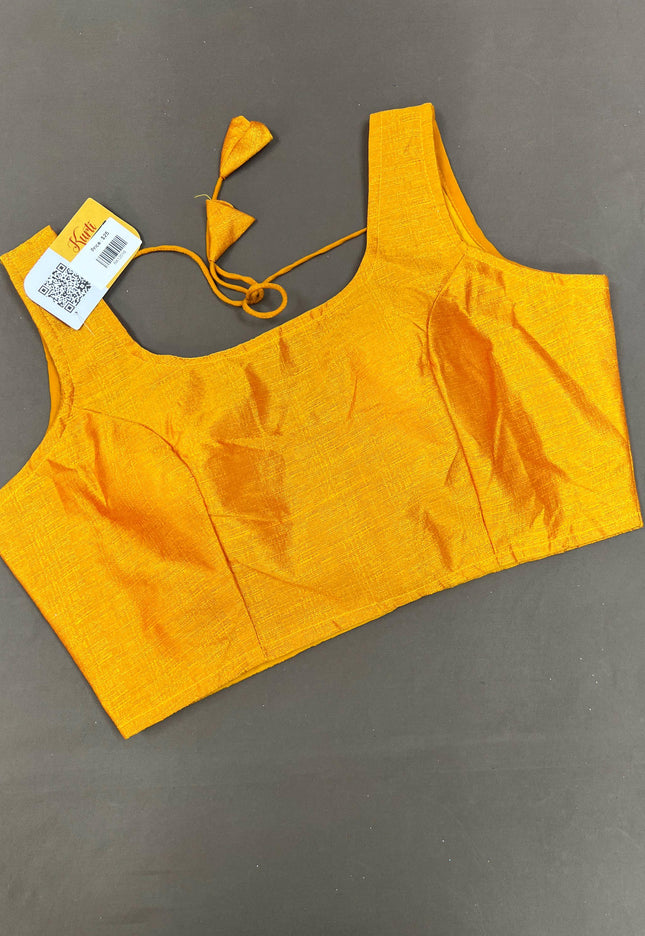 Raw silk blouse - Kurti Connection USA