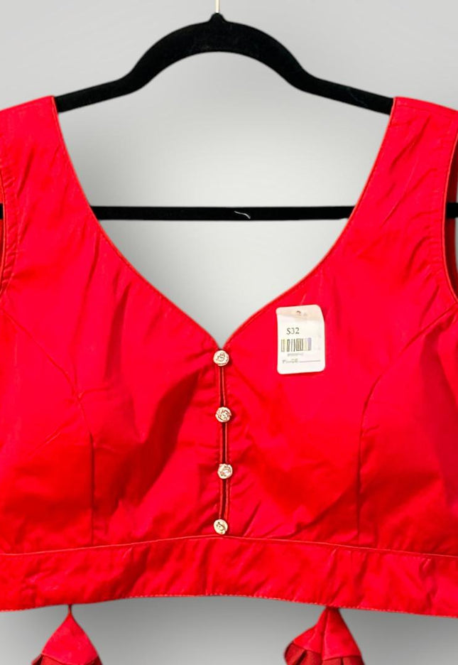 Red Blouse - Kurti Connection USA