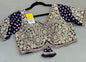 Heavy work blouse | purple blouse for saree/lehenga