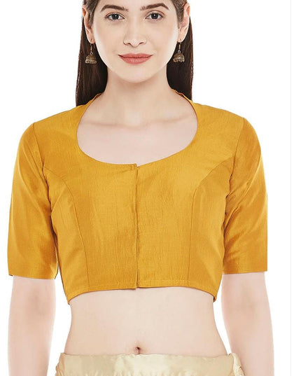 Silk blouse | plus size blouses - Kurti Connection USA