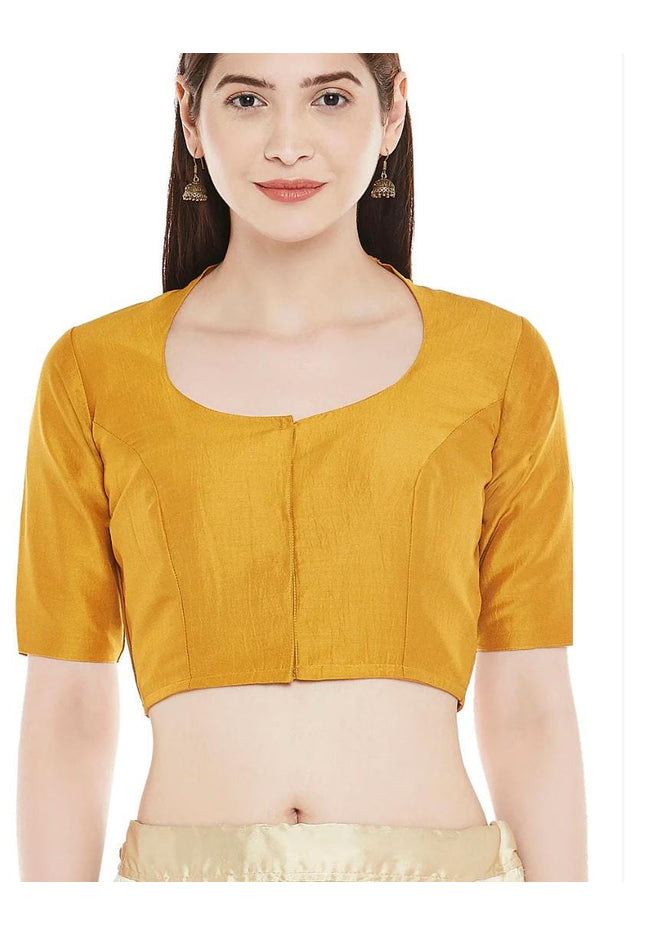 Silk blouse | plus size blouses - Kurti Connection USA