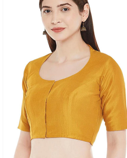 Silk blouse | plus size blouses - Kurti Connection USA