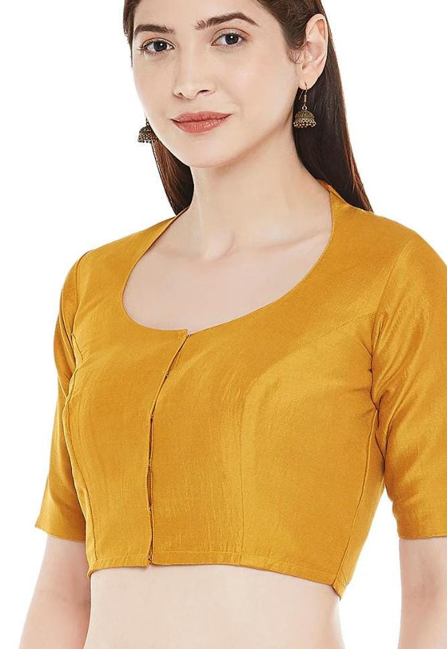 Silk blouse | plus size blouses - Kurti Connection USA