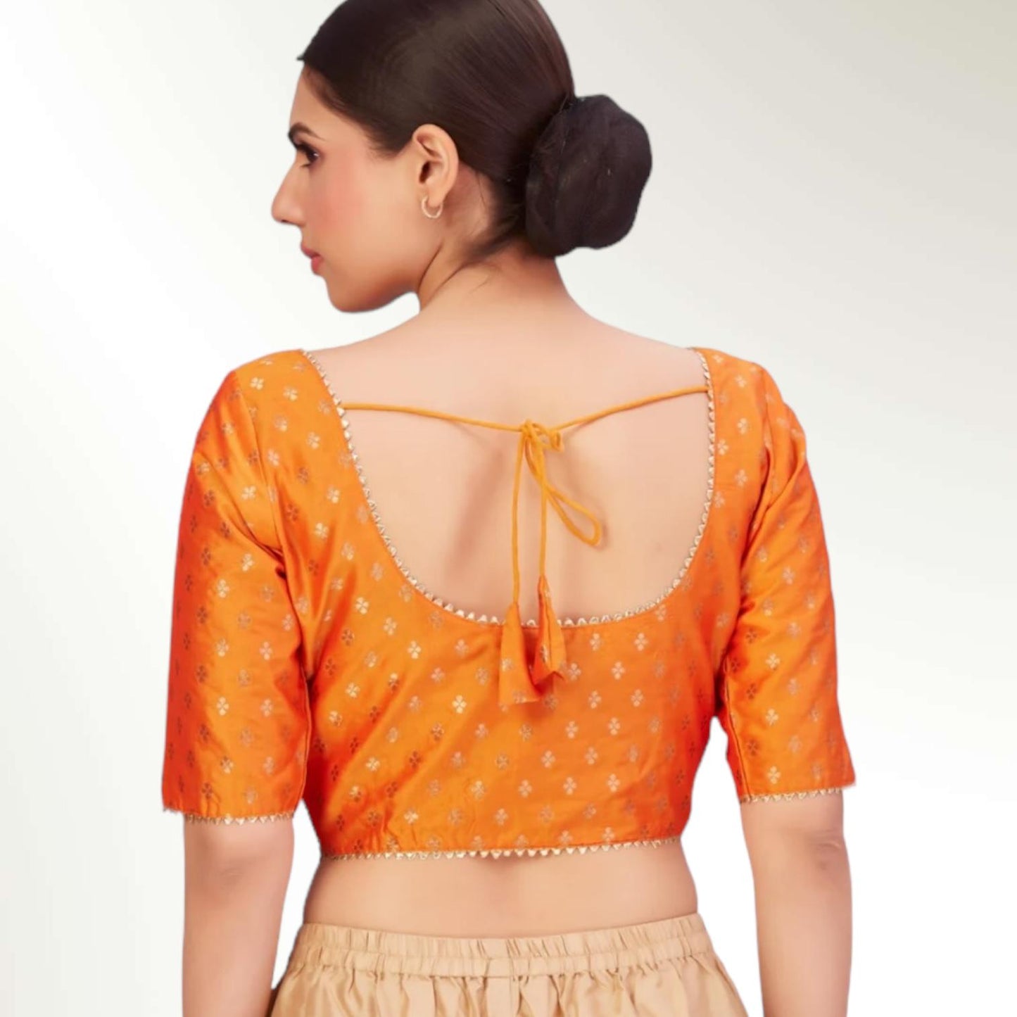 Front hook blouse | plus size saree blouse