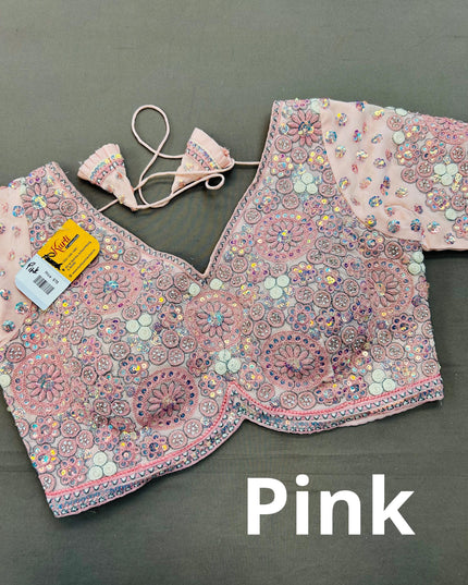 Heavy work blouses | readymade blouse - Kurti Connection USA