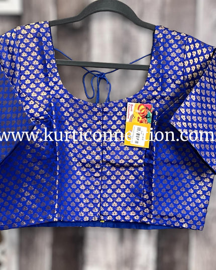 Royal blue blouse - Kurti Connection USA