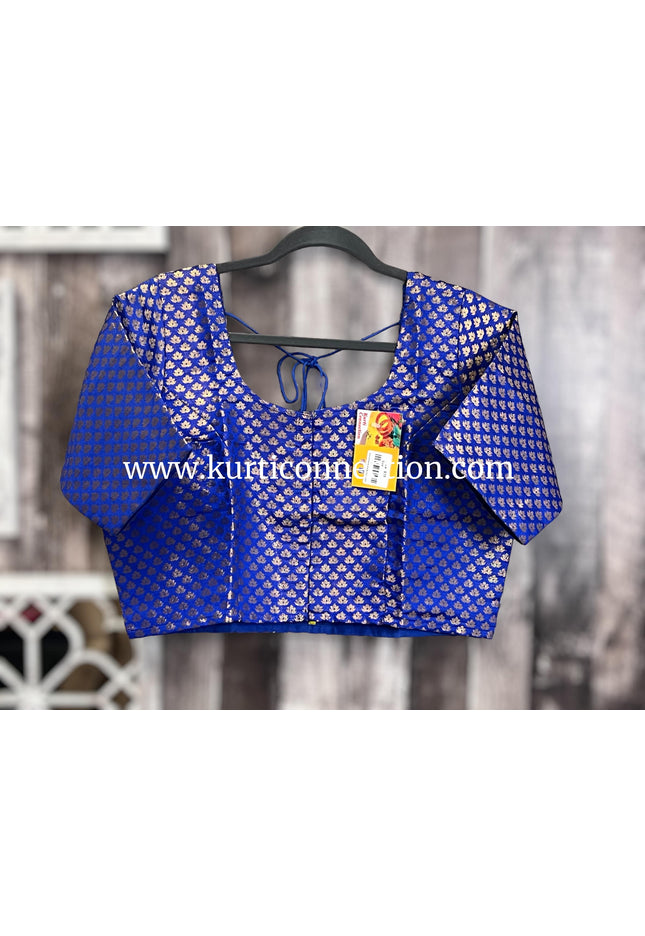 Royal blue blouse - Kurti Connection USA