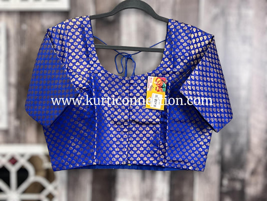 Royal blue blouse