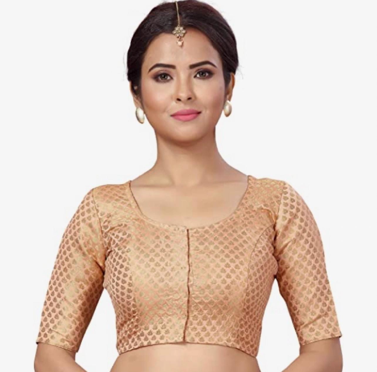 Silk blouse | light peach