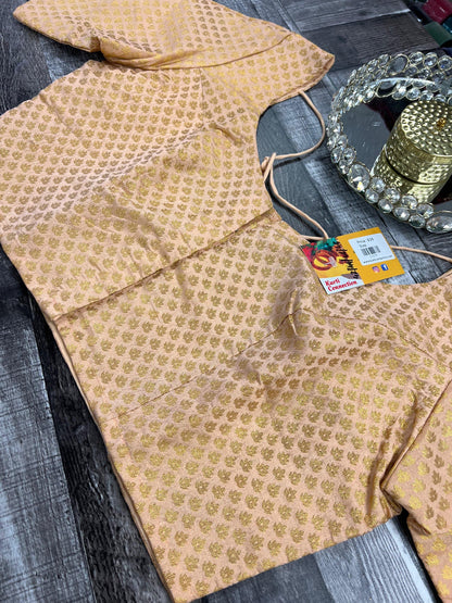 Silk blouse | light peach