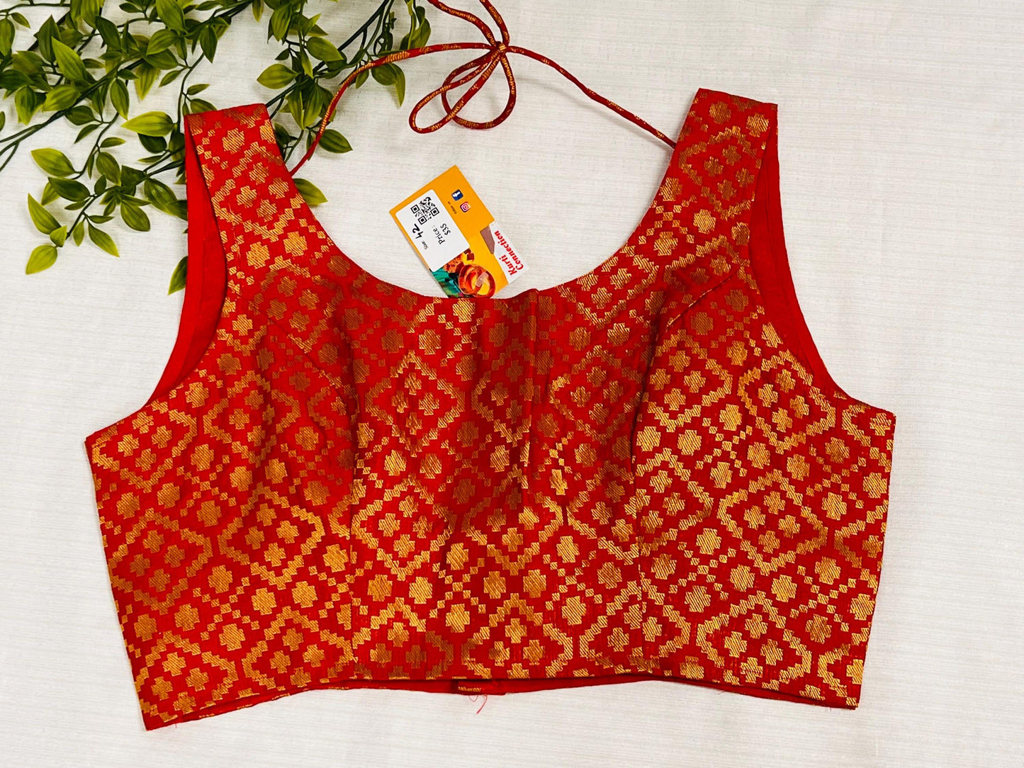 red blouse