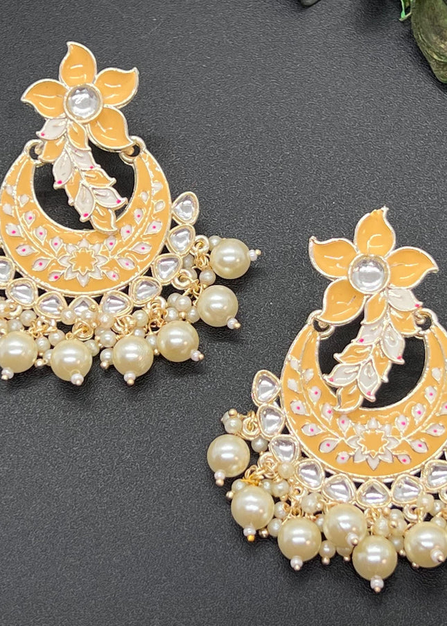Chandbali earrings - Kurti Connection USA