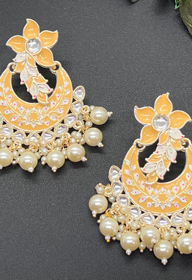 Chandbali earrings - Kurti Connection USA