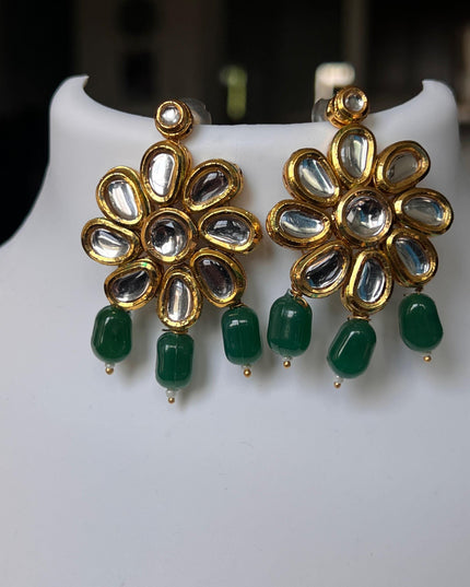 Kundan earrings - Kurti Connection USA