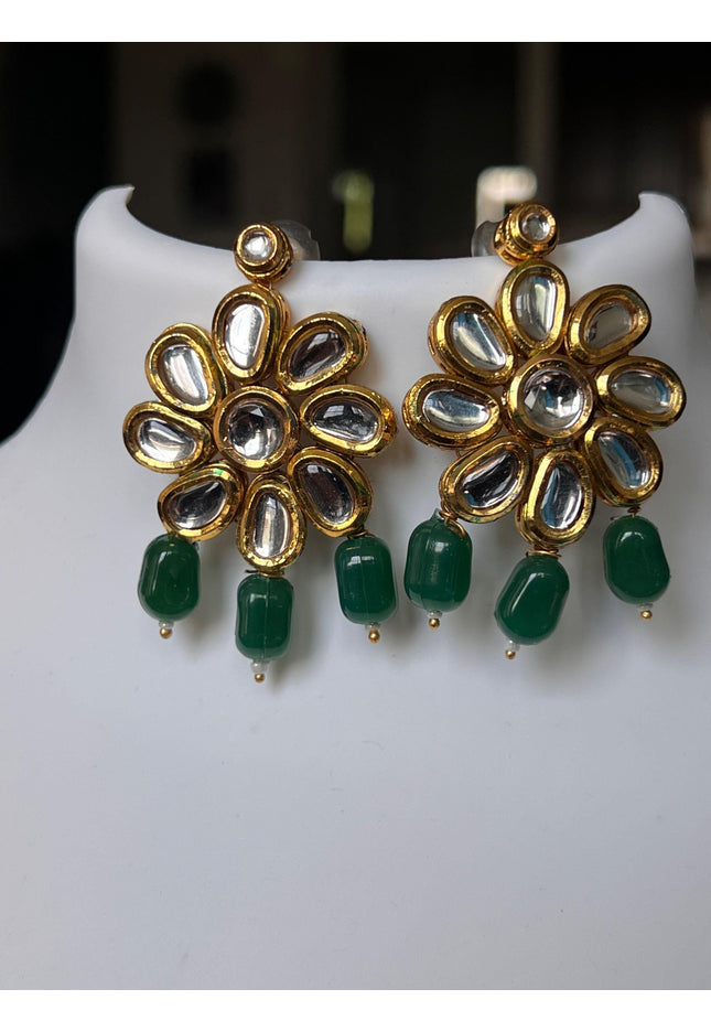 Kundan earrings - Kurti Connection USA