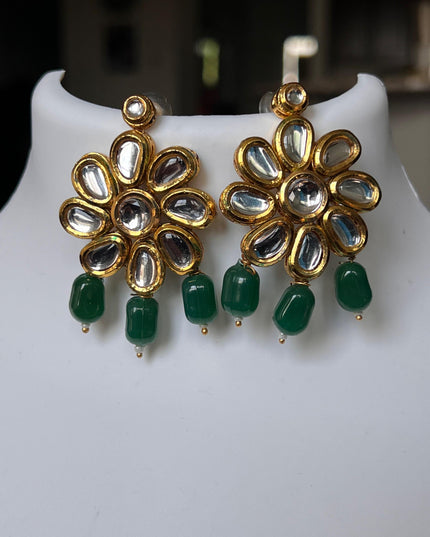 Kundan earrings - Kurti Connection USA