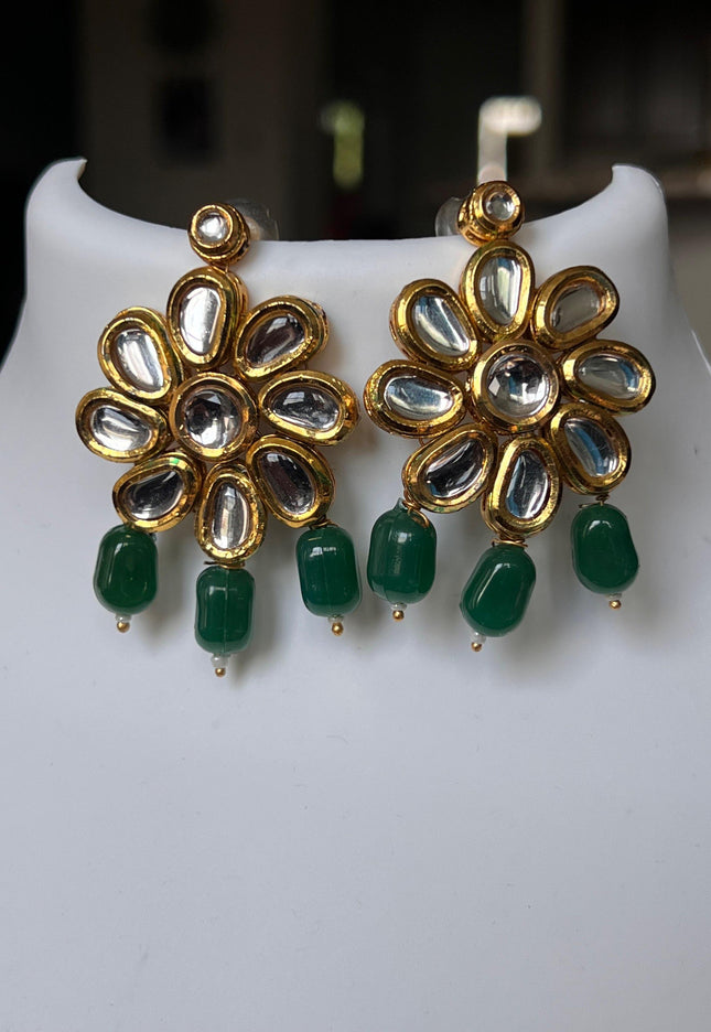 Kundan earrings - Kurti Connection USA