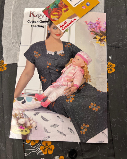 Feeding gown for new moms - Kurti Connection USA