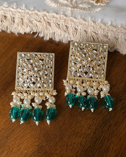 Kundan earrings - Kurti Connection USA