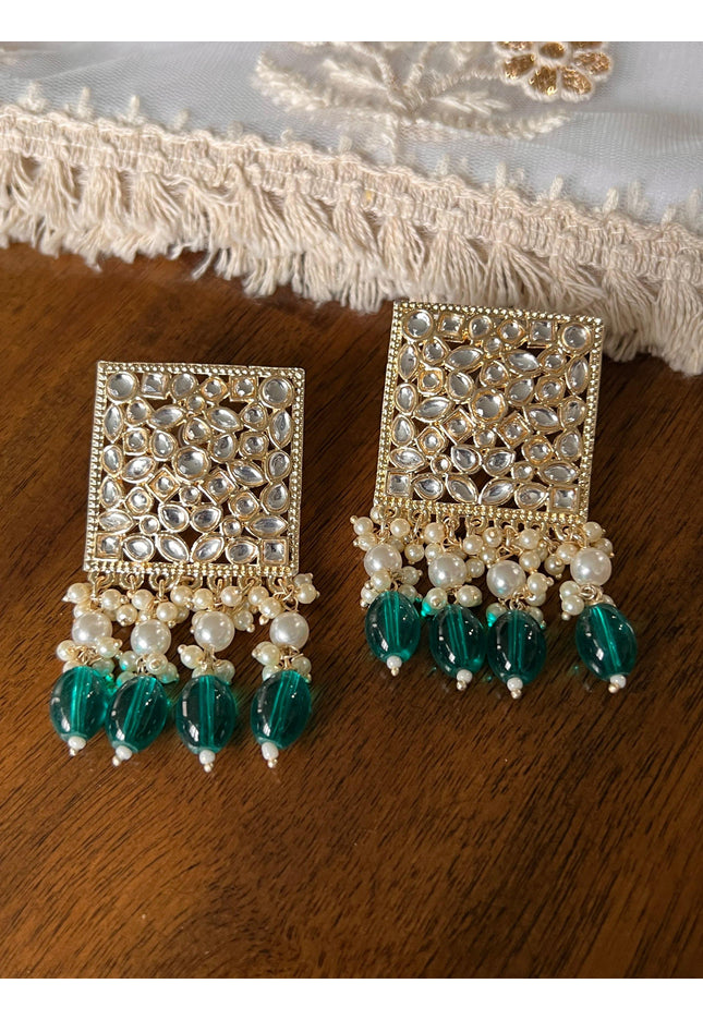 Kundan earrings - Kurti Connection USA
