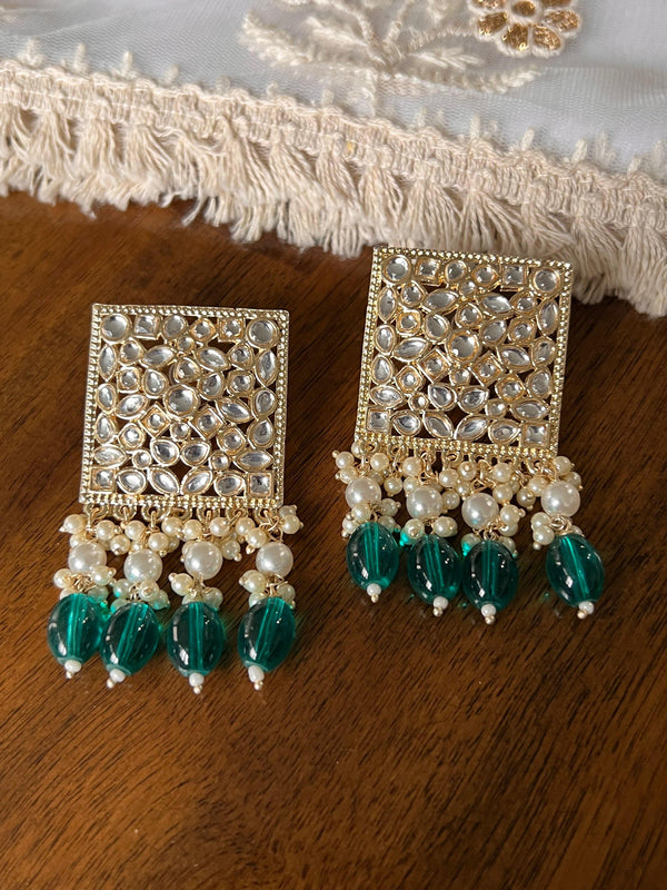 Kundan earrings - Kurti Connection USA