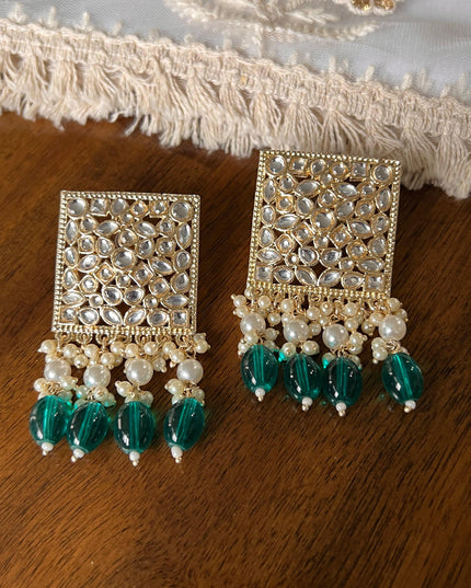 Kundan earrings - Kurti Connection USA